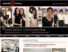 Tablet Screenshot of hair-nailsalon.com